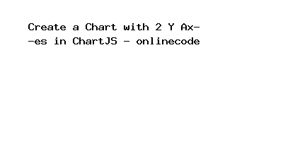 Create a Chart with 2 Y Axes in ChartJS